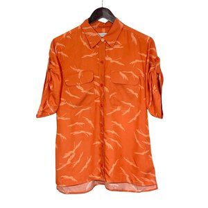 Equipment Femme Marilou Print SS Button Up Pocket